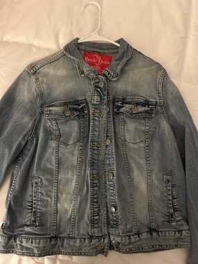 Rustic Denim Light Wash Jean Jacket